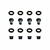 Kit Reparo Bico Injetor Honda New Civic 1.8 / Honda Fit 1.4 / Honda New Fit 1.5 / Honda City 1.5 8 Furos - comprar online