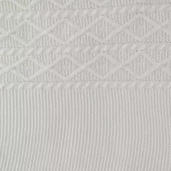 Imagen de Manta de Punto de Diseño Trenza Doble Vista