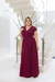 Vestido Longo Três Marias Transpassado Moda Evangélica Modesta