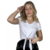 Blusinha Lisa Viscolycra Menta Verde T-Shirt - comprar online