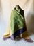 SHAWL SEDA RÚSTICO CUATRO COLORES