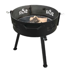 FOGONERO Ø67 CM C/PARRIPLA Y ASADOR