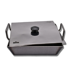 PLANCHA INDUSTRIAL CON TAPA 30x30 CM