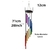 Imagem do Wind Chimes 58cm/23inch Memorial Wind Bell Outdoor with 12 Aluminum Alloy Tubes and Hook Gift for Friends Kids Home Decor
