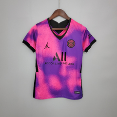 Camisa PSG III 2021/22 Jordan - Feminina - Rosa