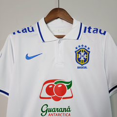 Camisa Seleção Brasileira POLO - Nike branco - Todos os Patrocínios - Urban Store 