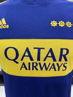 Camisa 1 Boca Juniors 21/22 Adidas - Azul Royal+Amarelo - Urban Store 