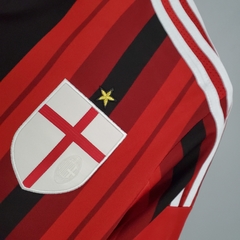 Camisa Milan Retrô Masculina - Adidas Vermelho+Preto - Urban Store 