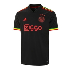 Camisa Ajax Third 21/22 Adidas Masculina - Preta (Three Little Birds)