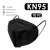 10pz Cubrebocas Kn95 con Válvula Tapabocas Certificado - comprar en línea
