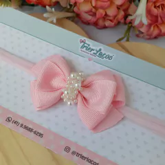 Laço Clara com Pérolas - P - loja online