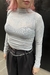 Cropped Megan Tule Poliamida com Transparência - loja online