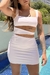 Vestido Recortes Poliamida - comprar online