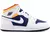 Jordan - 1 Mid White Laser Orange Deep Royal Blue