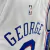 Philadelphia 76ers 2023/2024 George 8 Branca - comprar online