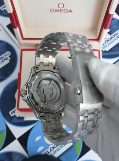 ▶️ RELÓGIO OMG SEAMASTER PROFISSIONAL DIVER 300 AZUL E ROSE