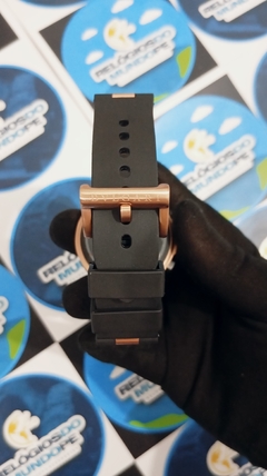 ▶️ RELÓGIO BVLGARI TITANIUM ROSE FUNDO PRETO na internet