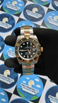 Imagem do ▶️ RELÓGIO SUBMARINER DATE MISTO BLACK