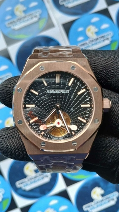 ▶️ RELÓGIO AP ROYAL OAK DOURADO TURBILHÃO - Relogios do Mundo PE
