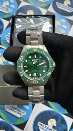 Imagem do ▶️ RELÓGIO AQUARACER TITANIUM SOLARGRAPH FUNDO VERDE