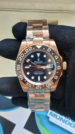 ▶️ RELÓGIO GMT MASTER II ROSE - loja online