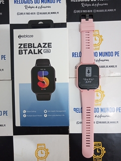 ▶️ SMARTWATCH ZEBLAZE BTALK LITE ROSA - loja online