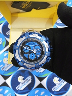 ▶️ RELÓGIO INVICTA THUNDERBOLT PRATA COM AZUL