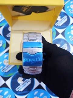 ▶️ RELÓGIO INVICTA THUNDERBOLT PRATA COM AZUL - loja online