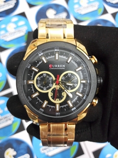 ▶️ RELÓGIO CURREN CHRONOGRAPH FUNDO PRETO na internet