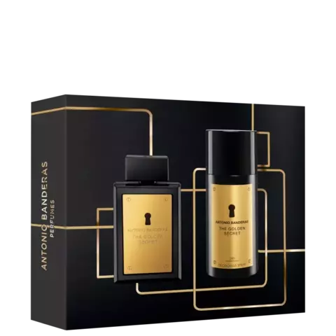 Conjunto The Golden Secret Banderas Masculino - Eau de Toilette 100ml + Desodorante Spray 150ml