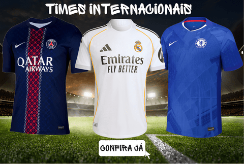 Banner de CAMISAS DE FUTEBOL E BASQUETE -  XPORTSLOVERS