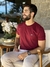 Camiseta Lacoste Bordo Pima Cotton - comprar online