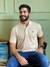 Polo Lacoste Classic Fit cor Creme
