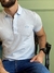 Polo Lacoste Paris Regular Fit em piquet de Algodão Stretch - Azul Bebê na internet