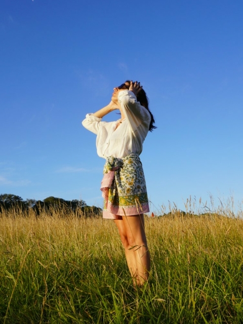 Pañuelo India color - comprar online