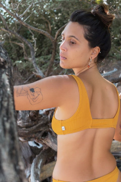 TOP MILA CARIBE DAMASCO - Ananda Swimwear
