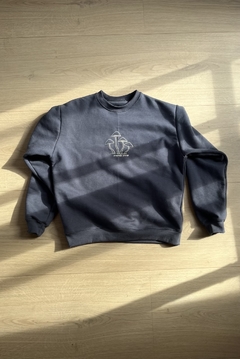 BUZO HONGOS GRIS MERCURIO - buy online