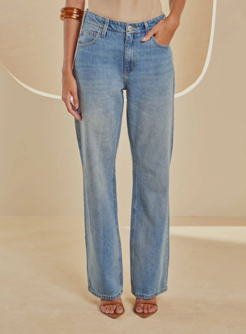 Calça Jeans Raquel Wide Leg Forum