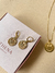 Colar banho ouro smile vazado minimalista Thalia - comprar online