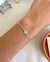 Pulseira prata 925 pingente coração Héstia