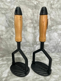 Utensilios Teflon Mango Madera - Blanqueria santina