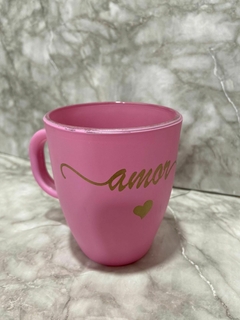 Tazas de Vidrio estampadas rosas en internet