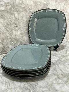 Plato Ceramica Cuadrado