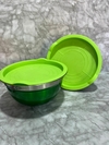 Bowl de acero 19cm - Con tapa