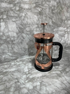 Cafetera Francesa Vidrio Acero Con Embolo 1lt - comprar online