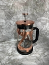 Cafetera Francesa Vidrio Acero Con Embolo 1lt
