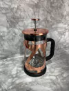 Cafetera Francesa Vidrio Acero Con Embolo 1lt