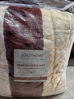 Frazada con corderito - Queen - Blanqueria santina