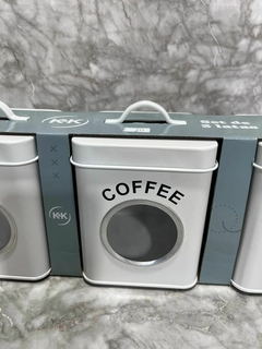 Latas Rectangular Decorativas x3 - comprar online