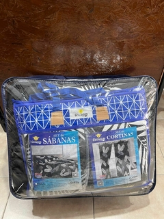 Acolchado 7 piezas 2 plazas 1/2 - Cortinas / sabanas - Blanqueria santina